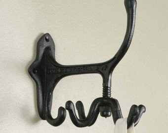 Cast Iron Wall Hooks-Spinning-Cast Iron Coat Hooks-Cast Iron Wall Mount Hook-Wall Hooks Vintage-Door Hook-Cottage Decor-Farmhouse Decor
