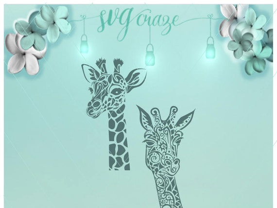 Download Giraffe Mandala Giraffe SVG Svg Files Mandala SVG