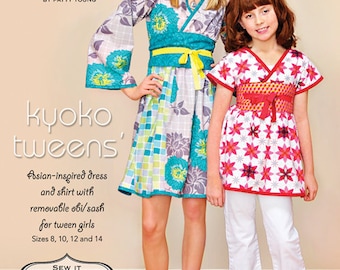 ModKid Kyoko Tweens Shirt and Dress Pattern
