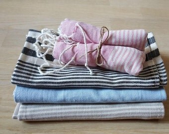 Turkish Towel Peshtemal/home decor, Hand Towel Peshkir Natural Cotton Towel Baby Towel Bridesmaid Gift Tea Towel Bath SPA Towel Fouta