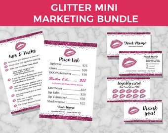Lipsense Marketing Kit, Senegence Marketing Kit, Lip Sense Marketing, Lipsense Loyalty and Business Cards, Senegence Marketing Bundle