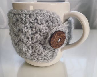 Crochet Mug Cozy || Crochet Cup Cozy | Crochet Mug Cozies | Coffee Gift | Tea Gift | Teacher Gift