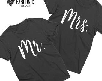 Mr Mrs Shirts, Mr and Mrs Shirts, Mr Mrs couple shirts, Matching Mr Mrs Shirts, Matching Couples Shirts, Mr Mrs T-shirts, Mr and Mrs tshirts