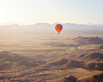 Floating - Hot Air Balloon, Arizona, Desert Hot Air Balloon Ride, Phoenix