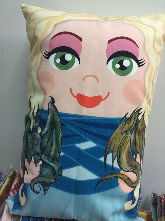 Kaleesi 'Hero Hugger' Decorative Pillowcase Custom Design Daenerys Targaryen GOT