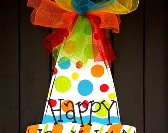 Birthday Banner | Birthday Invitations | Birthday Decorations | Birthday Sign | Birthday Door Hanger | Birthday Decor