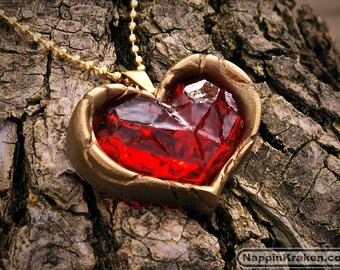 Heart Container Legend of Zelda Twilight Princess Pendant