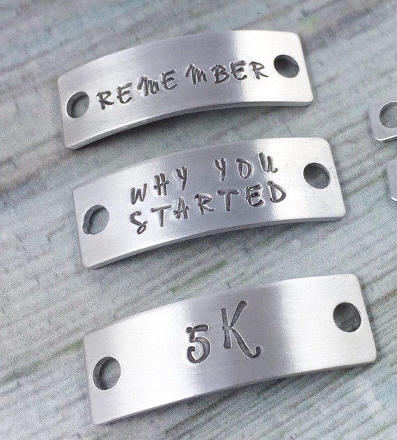 1/2x11/2 Custom Shoelace Plate Tag Running Shoe