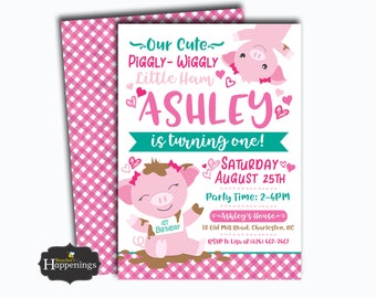 Birthday Invites Shower Invites Party Decor by BusyBeesHappenings