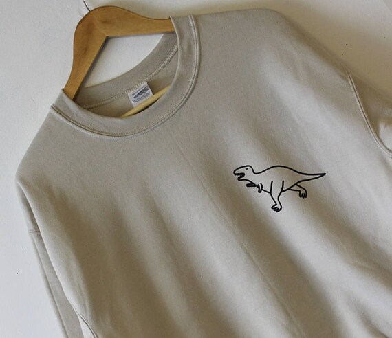 dinosaur pocket sweatshirt sweater shirt unisex high quality dinosaur pocket sweatshirt sweater shirt unisex high quality