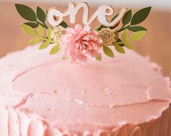 8" Blooming Cake Topper