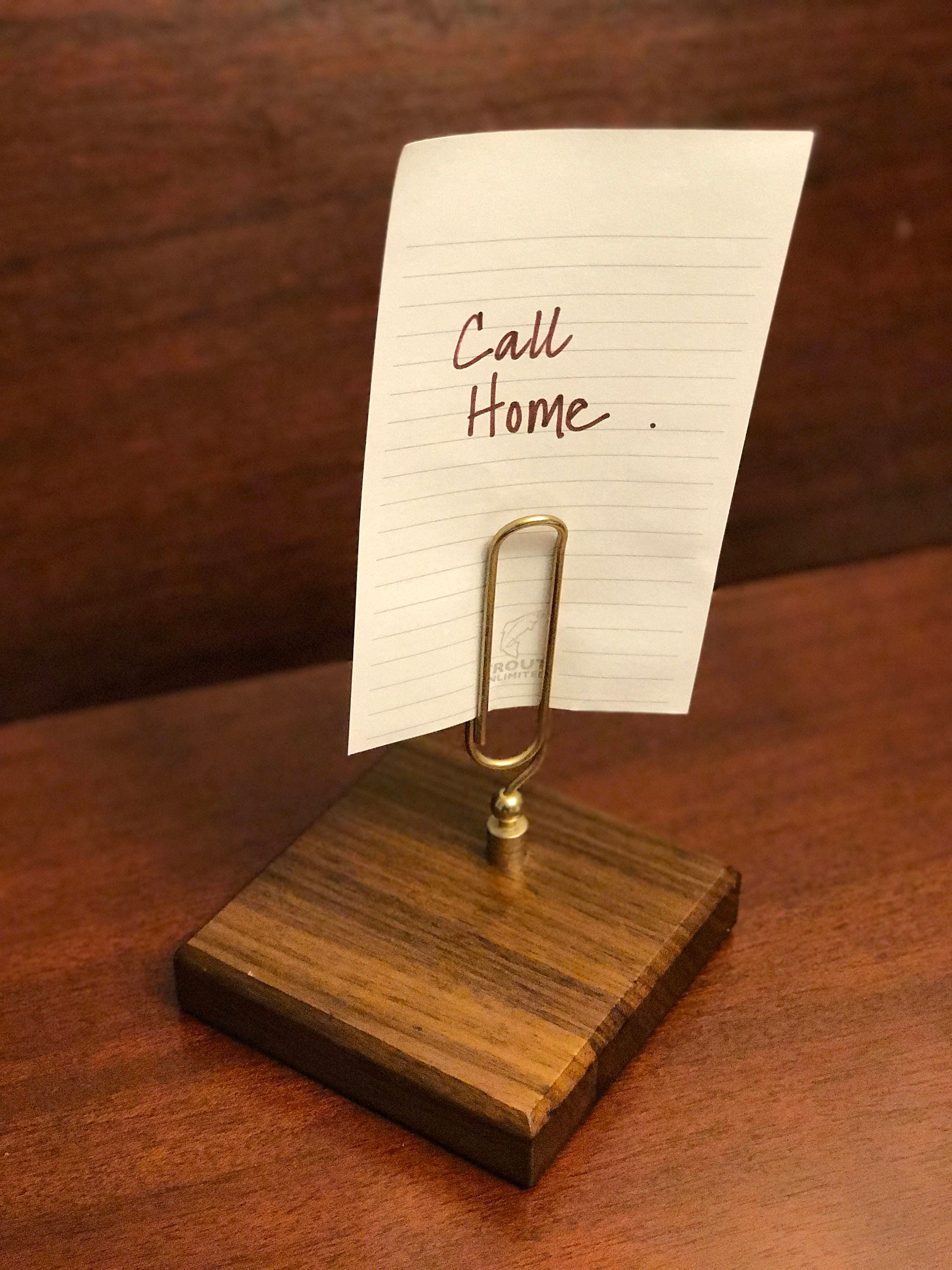 Retro Office paper clip note holder receipt organizer