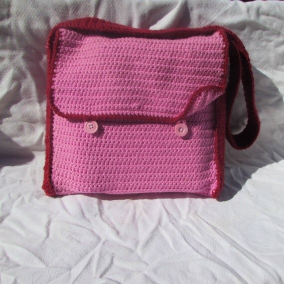 Pink Messenger Bag