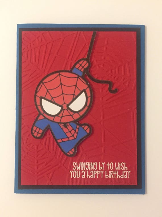 Disney Marvel Spider Man Birthday Greeting Card