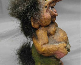 Old vintage Norwegian NyForm troll figure doll Norway