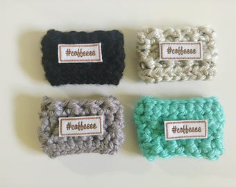 Crochet #Coffeeee Coffee Mug Cozy