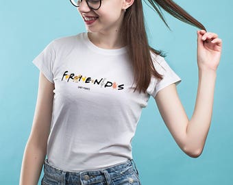 Vegan shirt Friends TV Show Vegetarian shirt Friends tv shirt Friends sitcom Friends TV show shirt Friends not food shirt Printed tee YP129