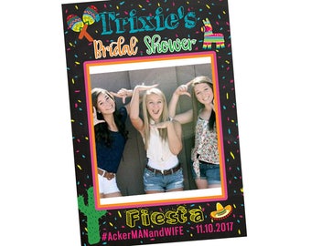 fiesta bridal shower photo booth props, fiesta photo booth props, fiesta bridal shower decorations, photo frame, photo booth frame