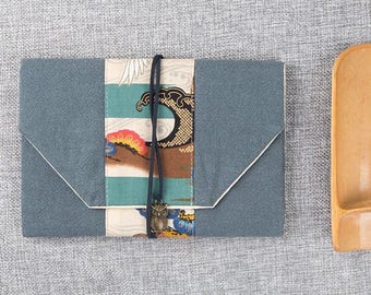 Organic Cotton - Kindle Paperwhite case, Kinddle Fire HD 8.9'' Nook HD Plus- Padded Cover - Nexus 10 - Unique Handmade wood Button