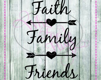 Download Faith family friends | Etsy