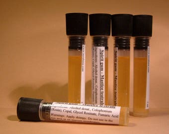 Spirit gum - mastix: special glue for theatre prosthetics like latex elf ears, witch nose, faux beard, etc., by Neraluna