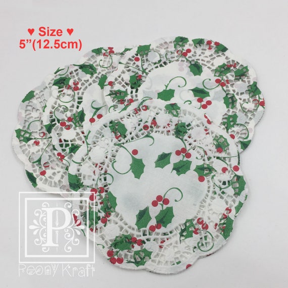 Christmas Lace Paper Doilies Paper Doilies Decorations