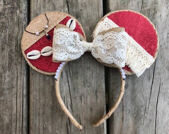 Moana disney ears headband - moana birthday - moana ears - moana disney - moana disney ears - moana dress up - moana birthday gift