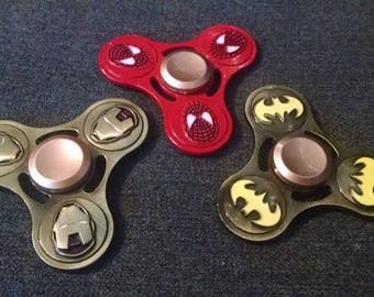 Spiderman / Ironman / Batman Fidget Spinners / ADHD / ADD / Stress Relief / The Avengers / Desk Toy / Ready to Ship