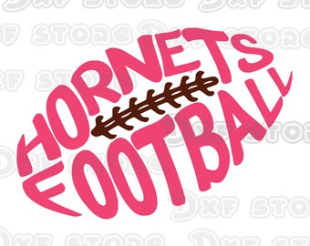 Football svg,football dxf,football silhouette, hornet ,hornet, hornet svg,hornets dxf, hornets logo ,hornets vector,hornet mascot