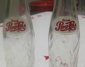 Vintage Pepsi Bottle Salt and Pepper Shakers