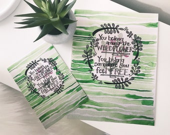 Wildflowers & Freespirits (8x10 Print)