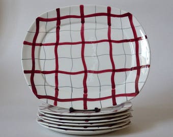 A Jesse Tat Mdwnter Spansh Garden Pattern Staffordshre 12 Wdth