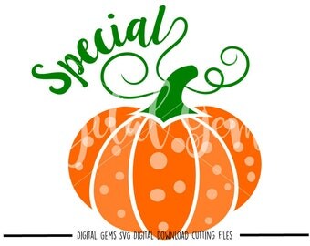 Halloween Special Pumpkin Fall / Autumn SVG / DXF Cutting Files For Cricut Explore / Silhouette Cameo, Download, Commercial Use OK