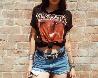 Custom Grunge Aerosmith Tee