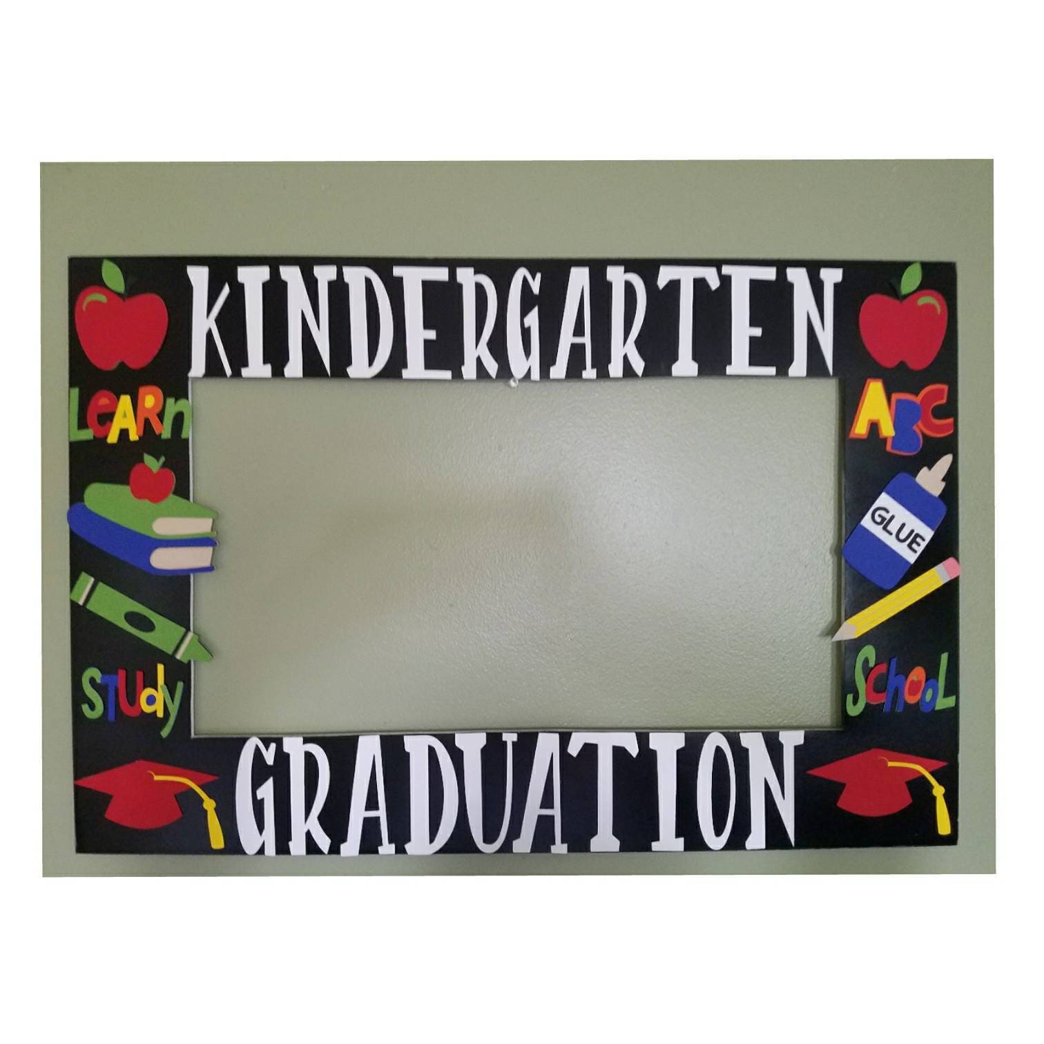 kindergarten grad photo booth frame prop