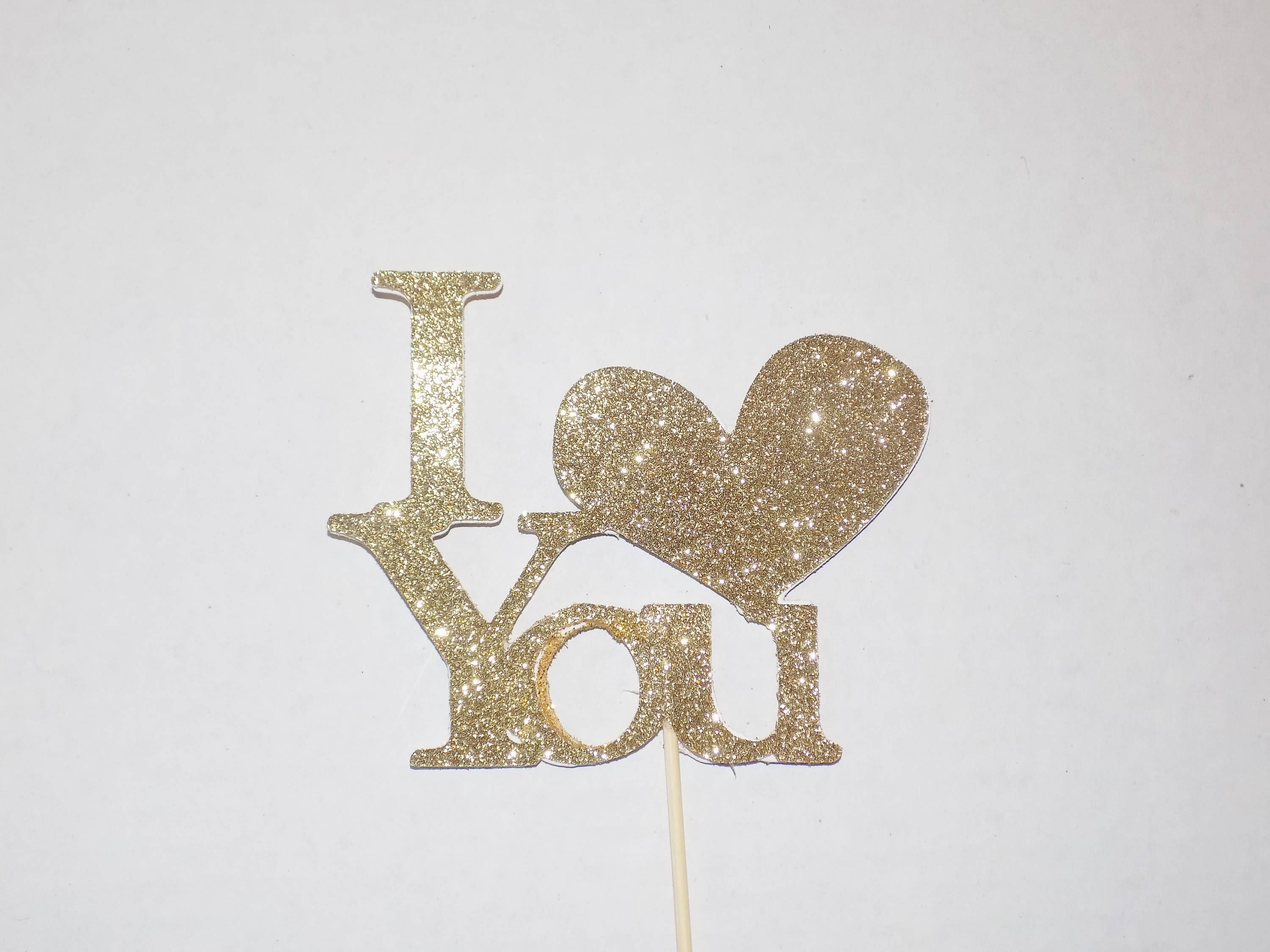I Love You Cake Topper Cake Topper I Love You Anniversary
