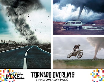 TORNADO Photoshop Overlays, Tornado Overlays, Photography Overlays, Photography, Photoshop Overlays, PNG, Storm, Cyclone