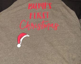 First Christmas Pregnancy Raglan