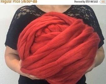 Merino Wool Yarn, Super Chunky Yarn,Chunky Knit Yarn, Super Bulky Merino Wool,Arm Knitting Yarn