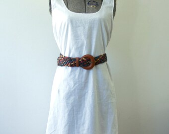 Vintage White Cotton Dress Sears Vintage White Cotton Dress Sears