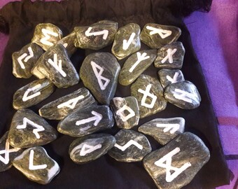 Acorn runes elder futhark natural acorn cap and polymer