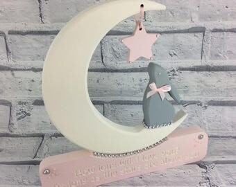 Hare and the moon