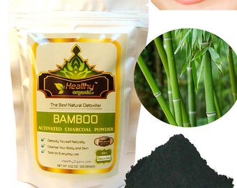 Natural Teeth Whitening ; Activated Bamboo Charcoal Powder for TEETH WHITENING, TOOTHPASTE ; Premium Grade (100 Grams) - Free Shipping !