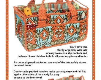 Sale Catch All Caddy Pattern from Patterns by Annie - Storage Caddy Organizer