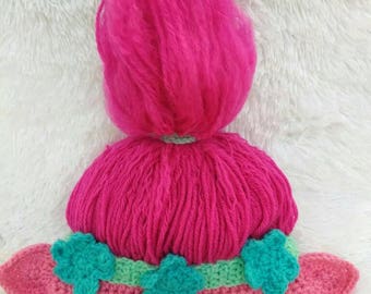 Early Christmas SALE!!!! Poppy Inspired Troll Hat!!! Shipping Included!!!!