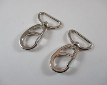 Clasp bag, shoulder bag, clasp silver Metal, width 3 cm.