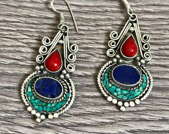 Lapis earrings | Etsy