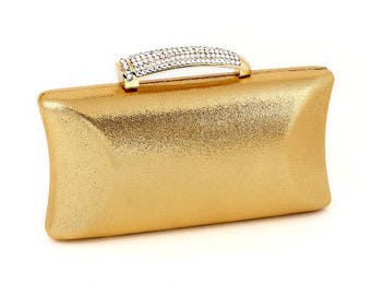 Crystal Horn Clutch Evening Bag