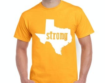 Free Shipping! Blue Tees Strong Texas Popular Saying Motto Chant Xmas Birthday Party Gift 4 BFF Men's T-Shirt Tee