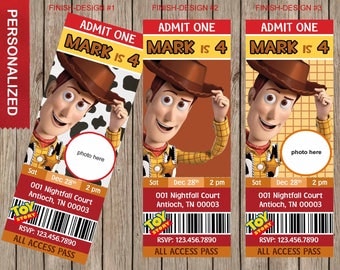 Toy Story Birthday Invitation, Toy Story Invitations, Toy Story Birthday Party, Toy Story Birthday Invites. Digital (print it yourself)